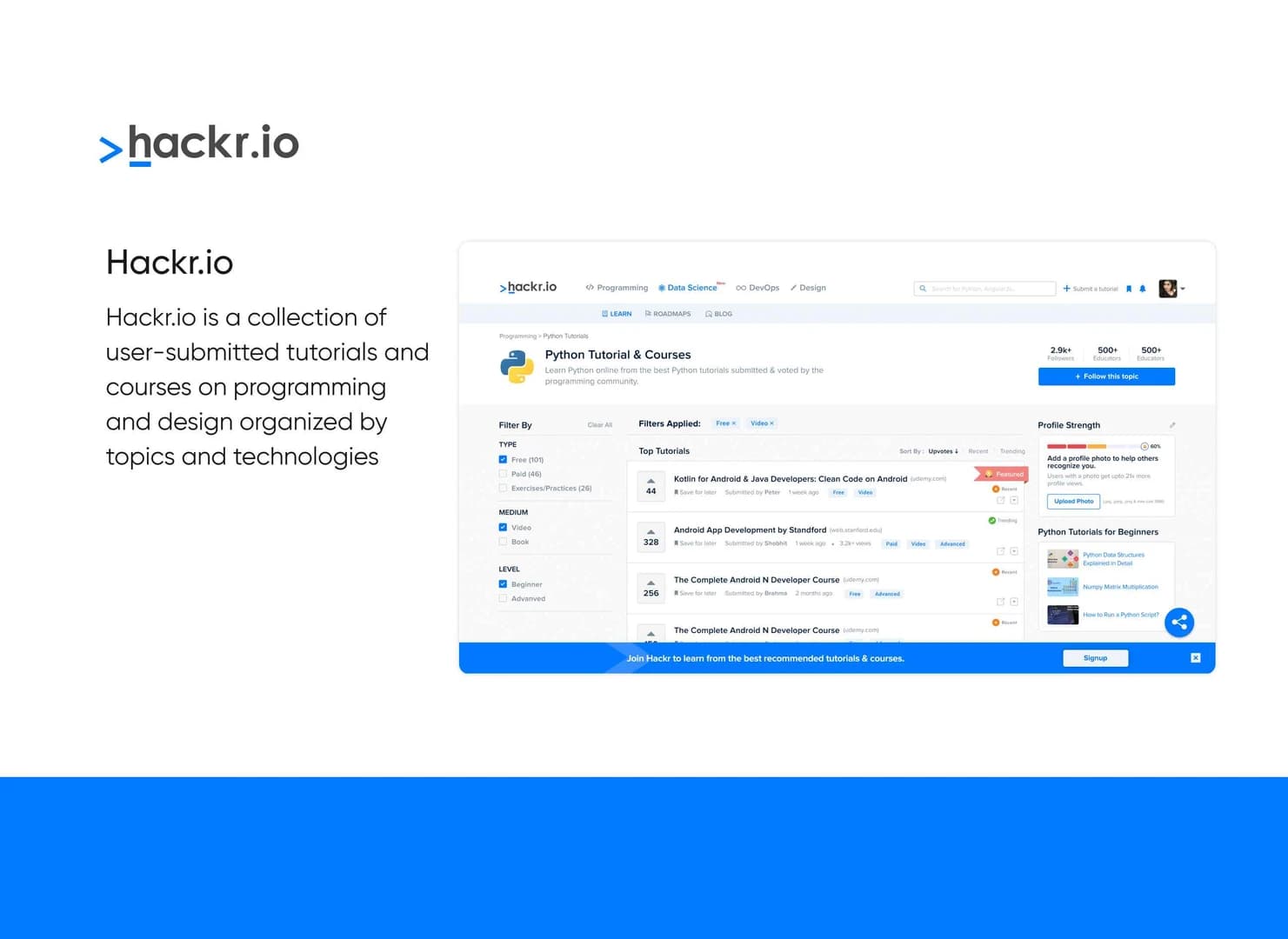 Hackr.io