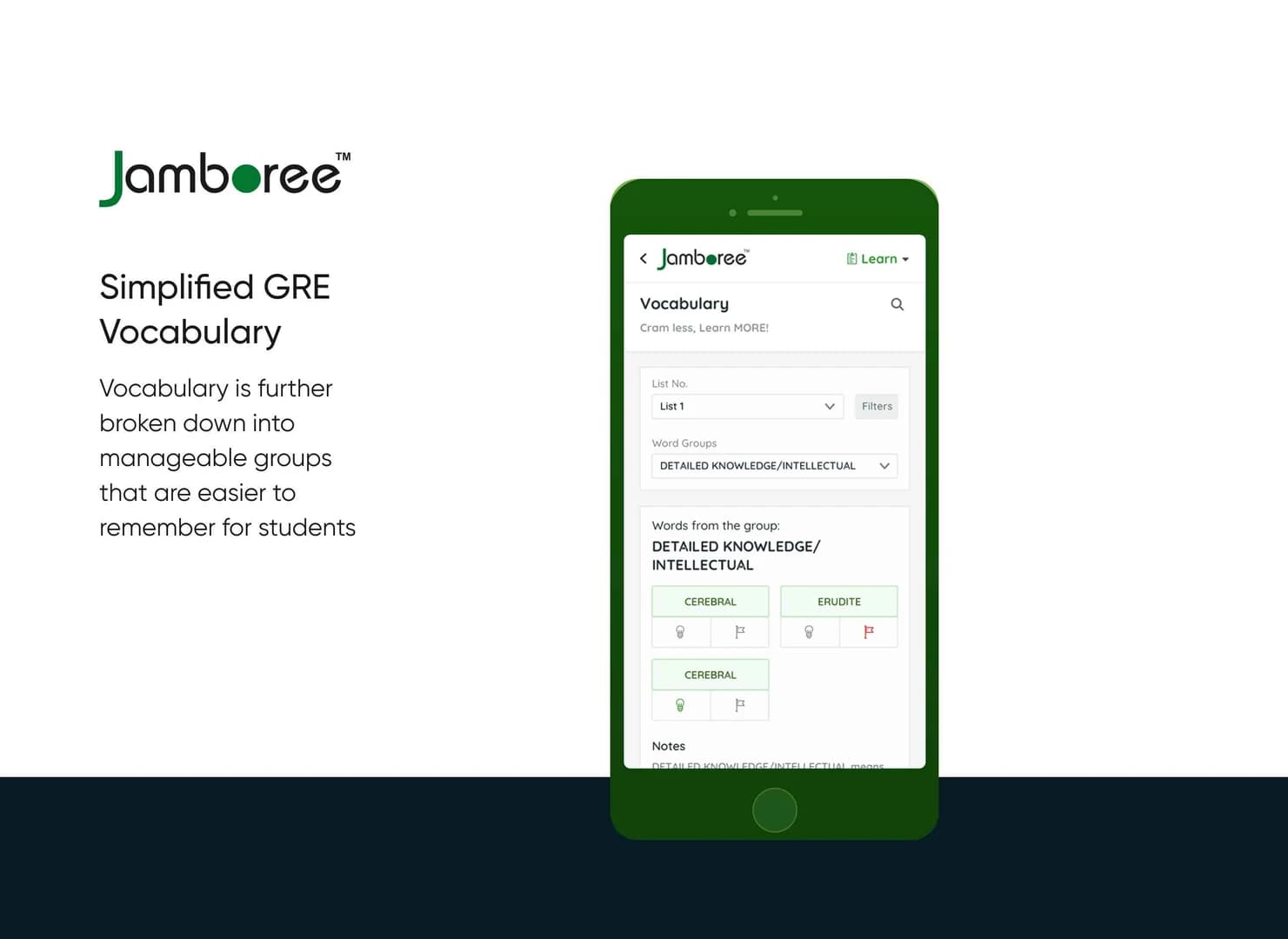 Jamboree GRE Mobile App