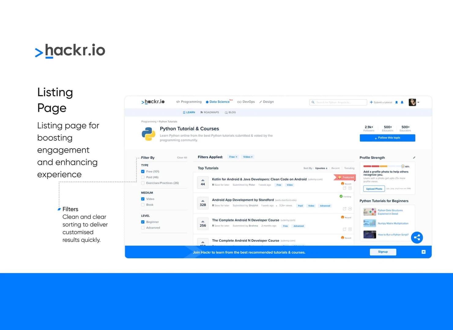 Hackr.io