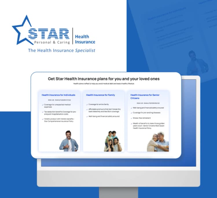 Star Health Insurance Website