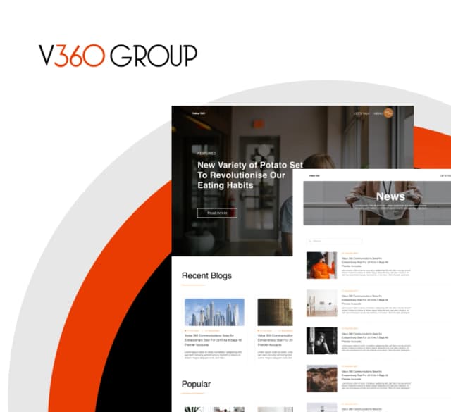The Value360 website