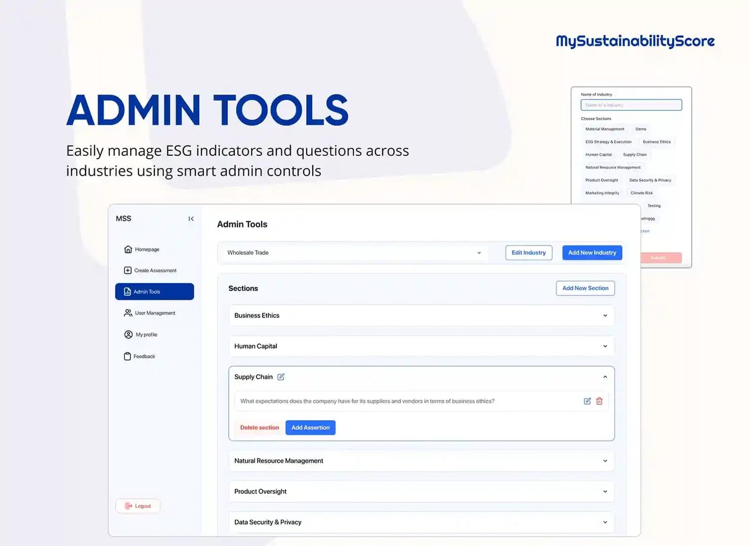 MSS Admin Tools