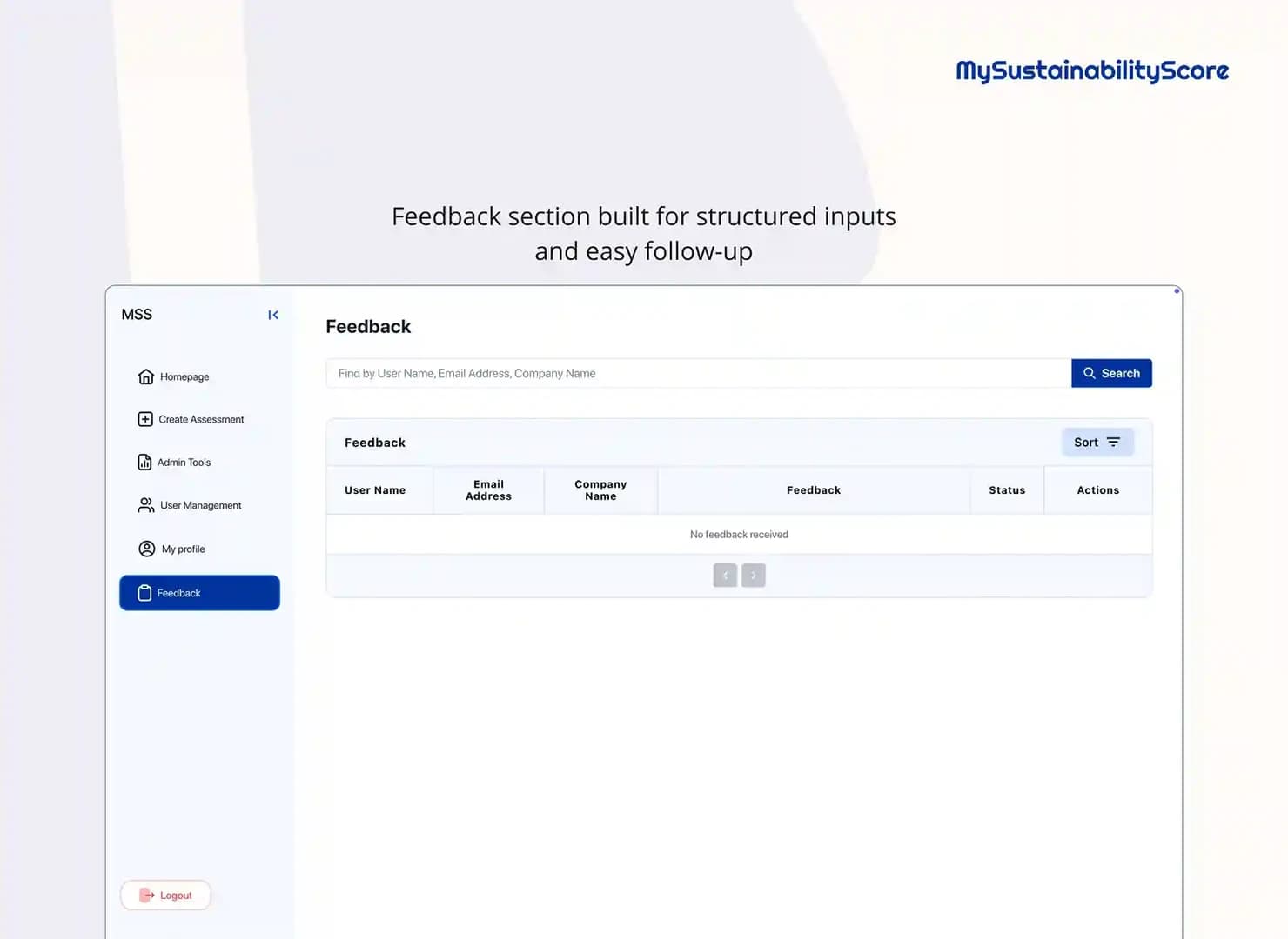 MSS Feedback