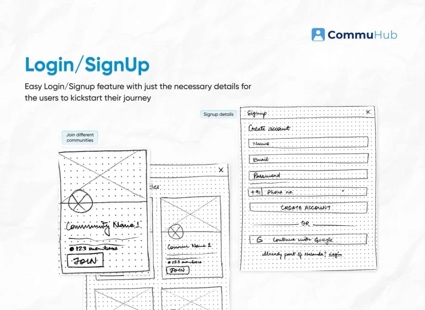 CommuHub - A Concept Project