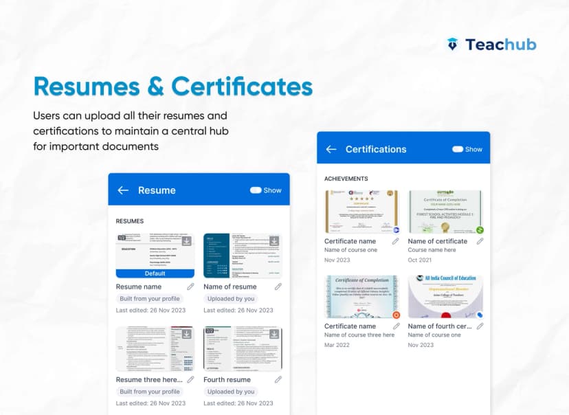 Teachub - A concept project
