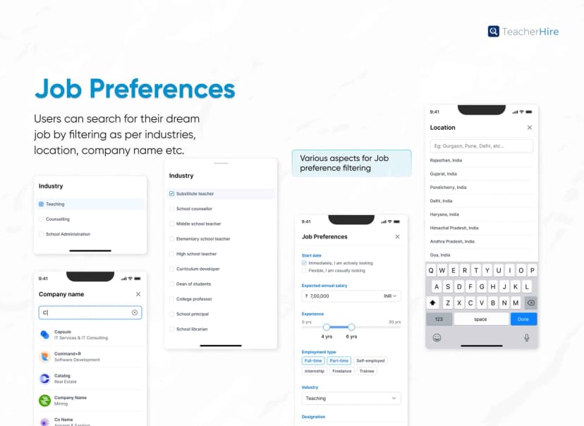 TeacherHire - A concept project