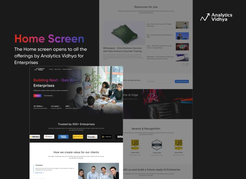 Analytics Vidhya for Enterprises
