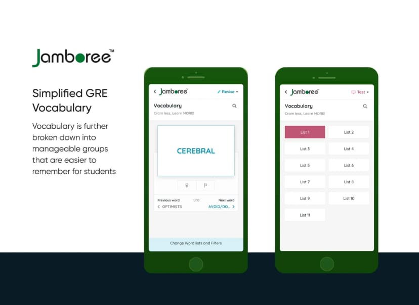 Jamboree Education - The GRE Mobile App