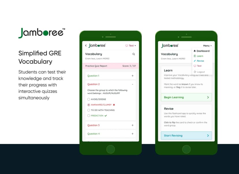 Jamboree Education - The GRE Mobile App