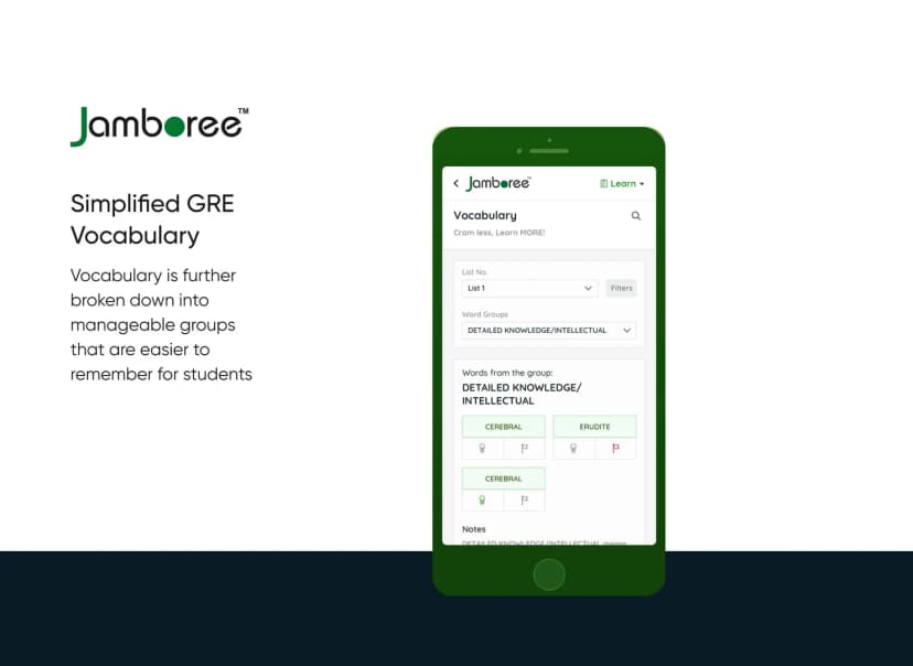 Jamboree Education - The GRE Mobile App