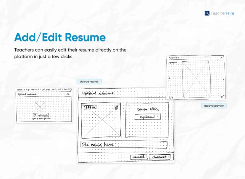 TeacherHire - A concept project