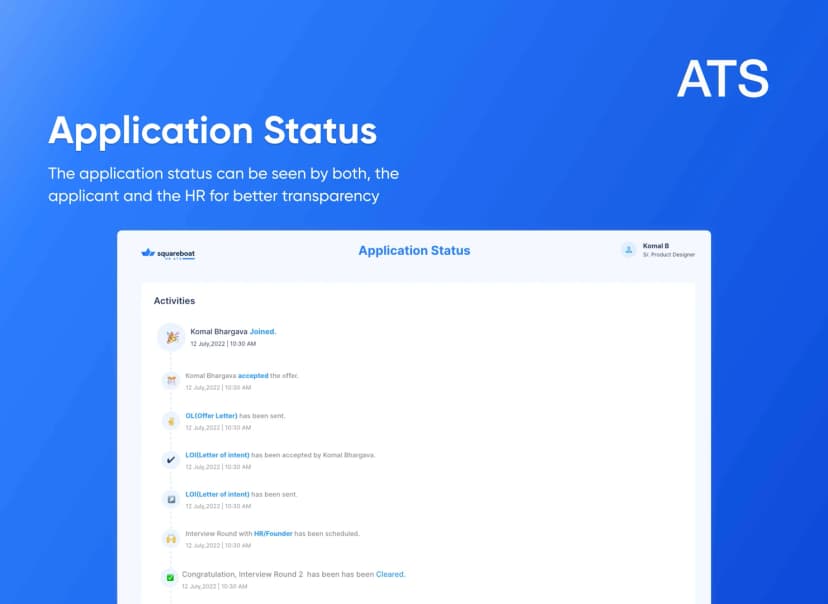 Application Tracking System (ATS)
