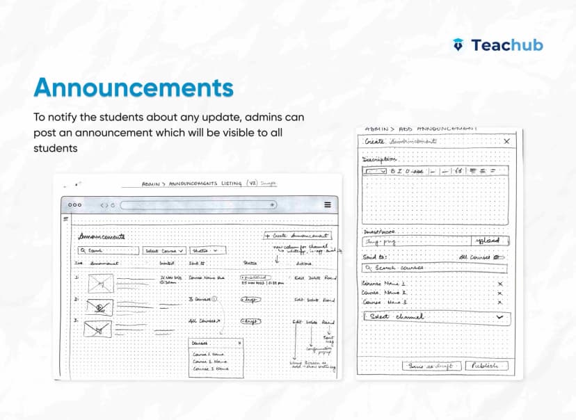 Teachub - A concept project