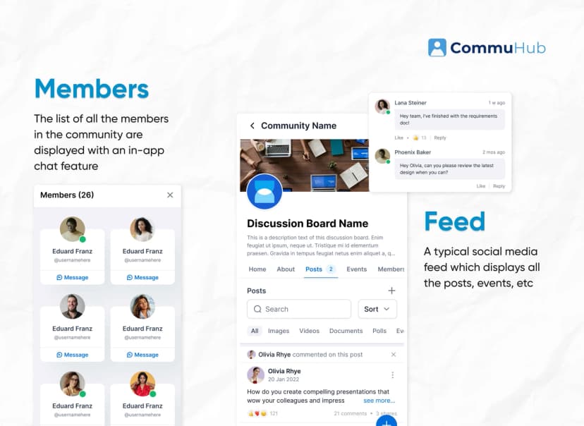 CommuHub - A Concept Project